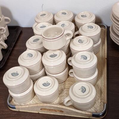 29 Vintage Old-Tan Coffee Cups-No Chips