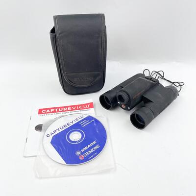 SIMMONS CAPTUREVIEW CV-2 1.3MP DIGITAL CAMERA BINOCULARS
