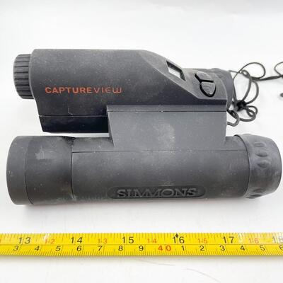 SIMMONS CAPTUREVIEW CV-2 1.3MP DIGITAL CAMERA BINOCULARS