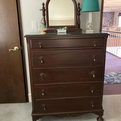 Antique Mahogany Chest by Holland Furniture Company