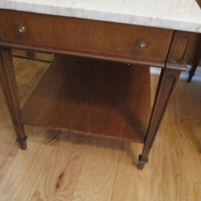 Side Table With Marble Top 26