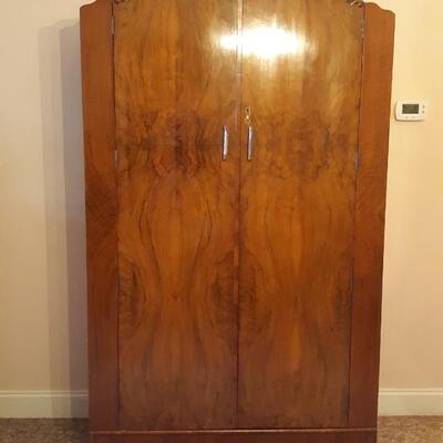 Lot 4 -Antique Armoire with Shelves
