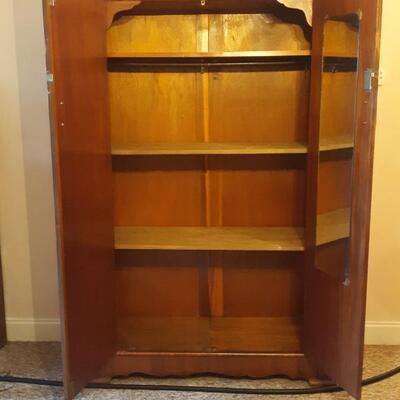 Lot 4 -Antique Armoire with Shelves