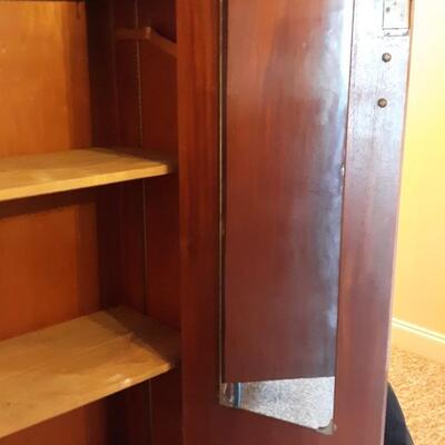 Lot 4 -Antique Armoire with Shelves