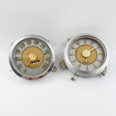 1948 FORD COUPE CONVERTIBLE CLOCK AND SPEEDOMETER 