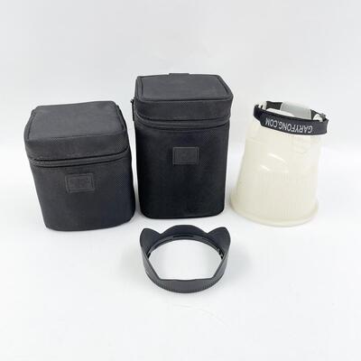 SIGMA LENS HOOD & ACCESSORIES LOT