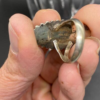 Southwestern Onyx and Sterling Silver Ring