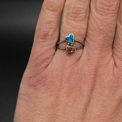 Southwestern Old Pawn Silvertone Turquoise Jewelry Lot