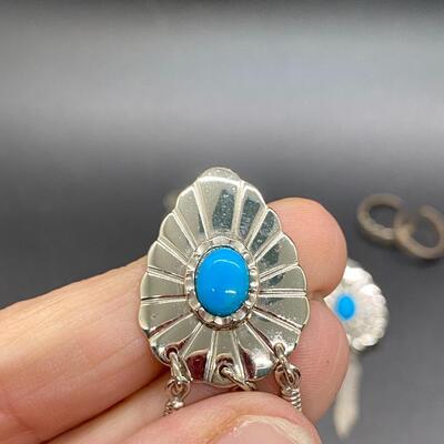 Southwestern Style Jewelry Lot Pendants Earrings Toe Rings