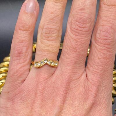 Retro 1980s Bright Goldtone Jewelry Lot