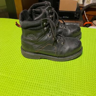 Harley Davidson steel toe boots size 8m