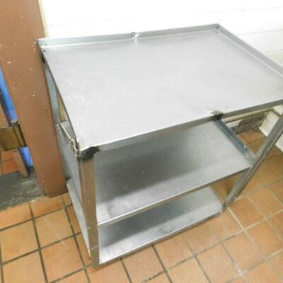 Stainless NSF Triple Tier Work Table