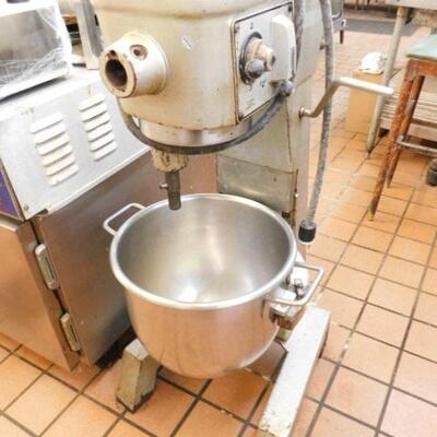Commercial Hobart Floor Mixer with Bowl 3 Speed Single Phase 