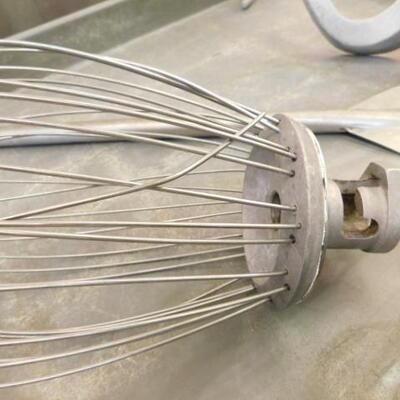 Commercial Hobart Floor Mixer NSF Dough Hook, Whisk, and Hand Paddle 