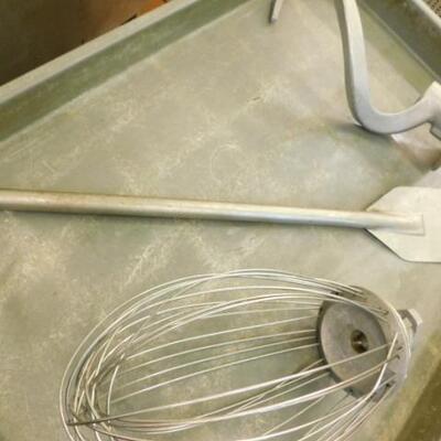 Commercial Hobart Floor Mixer NSF Dough Hook, Whisk, and Hand Paddle 
