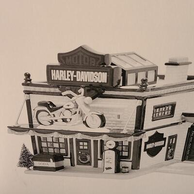 Lot 268: Dept 56: Harley-Davidson and More 