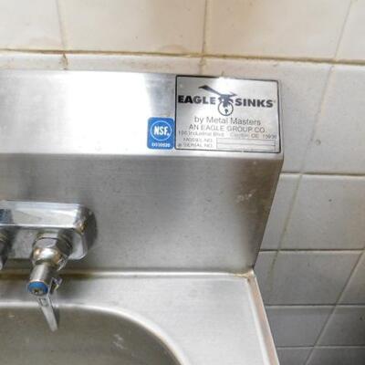 Commercial NSF Hand Washing Sink