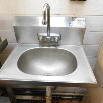 Commercial NSF Hand Washing Sink