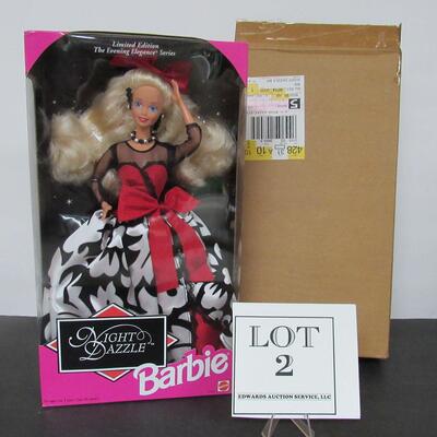 Night Dazzle Ltd Ed Barbie, 1994, MIB, Evening Elegance Series, Including Original, JCP Mailing Box