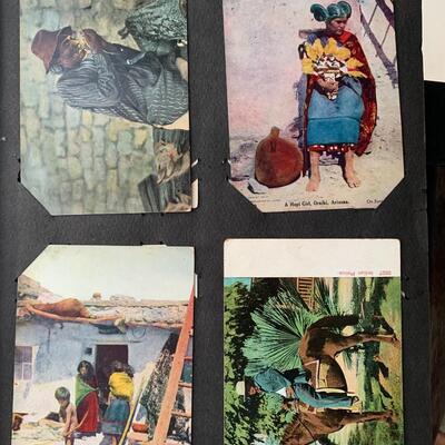 Early 20th Century Native American Collection of Post Cards and other travels