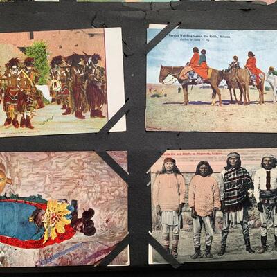 Early 20th Century Native American Collection of Post Cards and other travels