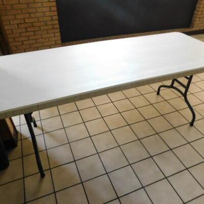 Commercial Composite 6' Folding Leg Table #2 of 2