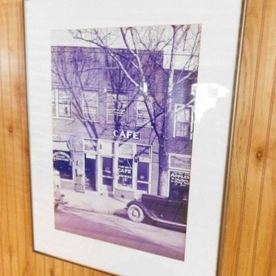 Historic Hendersonville Framed Wall Art Downtown Court House Cafe 