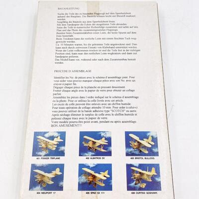 WOODEN BUG AND PLANE MODEL BUILDING KITS