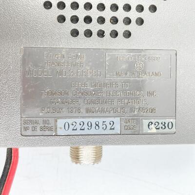 VINTAGE GE MOBILE CB TRANSCEIVER