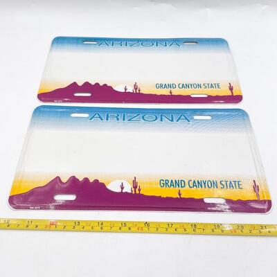 BLANK ARIZONA LICENSE PLATES 