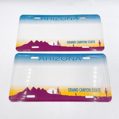 BLANK ARIZONA LICENSE PLATES 