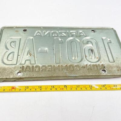 ARIZONA NON-COMMERCIAL LICENSE PLATE