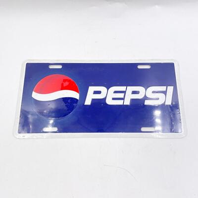 PEPSI LICENSE PLATE