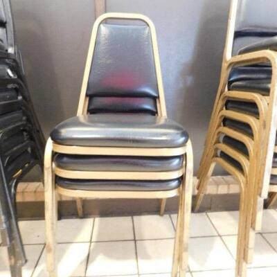 Commercial Stacking Dining Chairs Approximately 25pcs