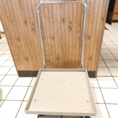 Commercial Grade Dolly or Push Cart for Beverage Glass or Dish Trays