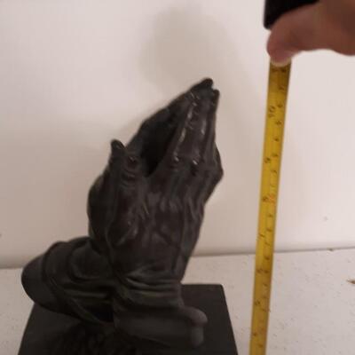 Lot 12-Vintage Esco Praying Hands Signed 1960