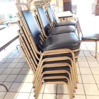 Commercial Stacking Dining Chairs Approximately 20pcs