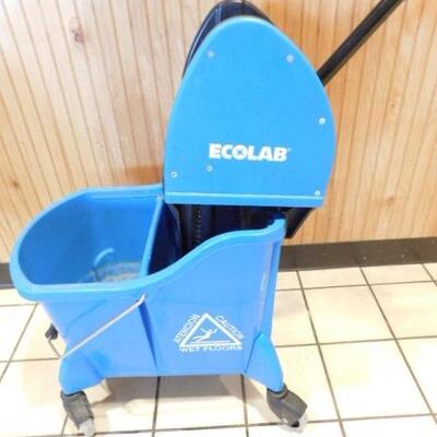 Commercial Grade Ecolab Mop Bucket and Wringer