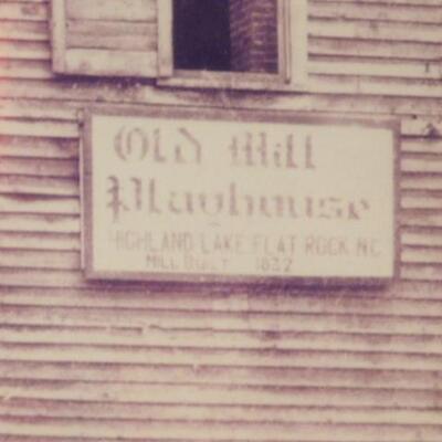 Historic Hendersonville Framed Art Old Mill Highland Lake