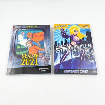 ADULT SWIM â€œSEALAB 2021â€ AND â€œSTRIPPERELLAâ€ DVD LOT