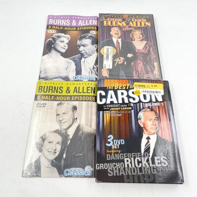 BEN CARSON AND BURNS & ALLEN DVD LOT