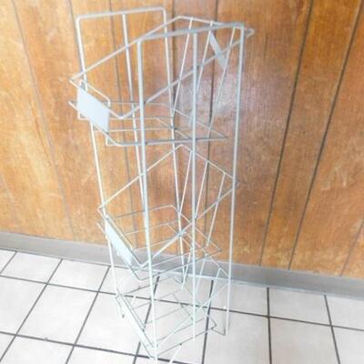 Wire Frame Magazine or Pamphlet Rack