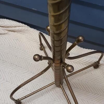 Lot 21-Vintage Brass Coat Rack