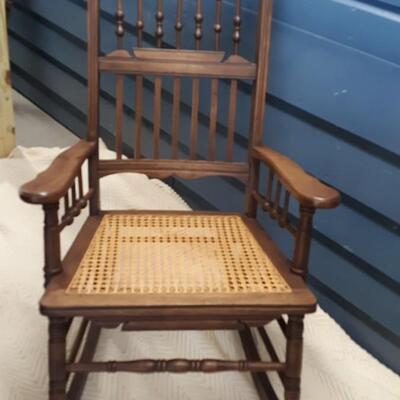 Lot 24-Large Antique Rocker