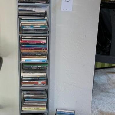 CD and cassette Collection and tower