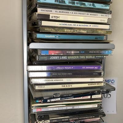 CD and cassette Collection and tower