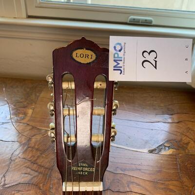 Guitar and walking stick