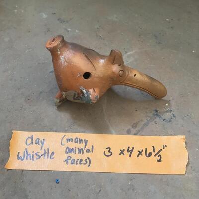 African ethnic carvings and pottery