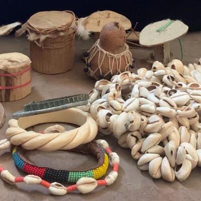 Ethnic jewelry, instruments