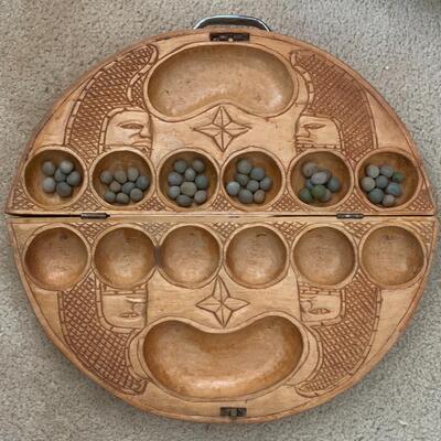 Carved Mancala game